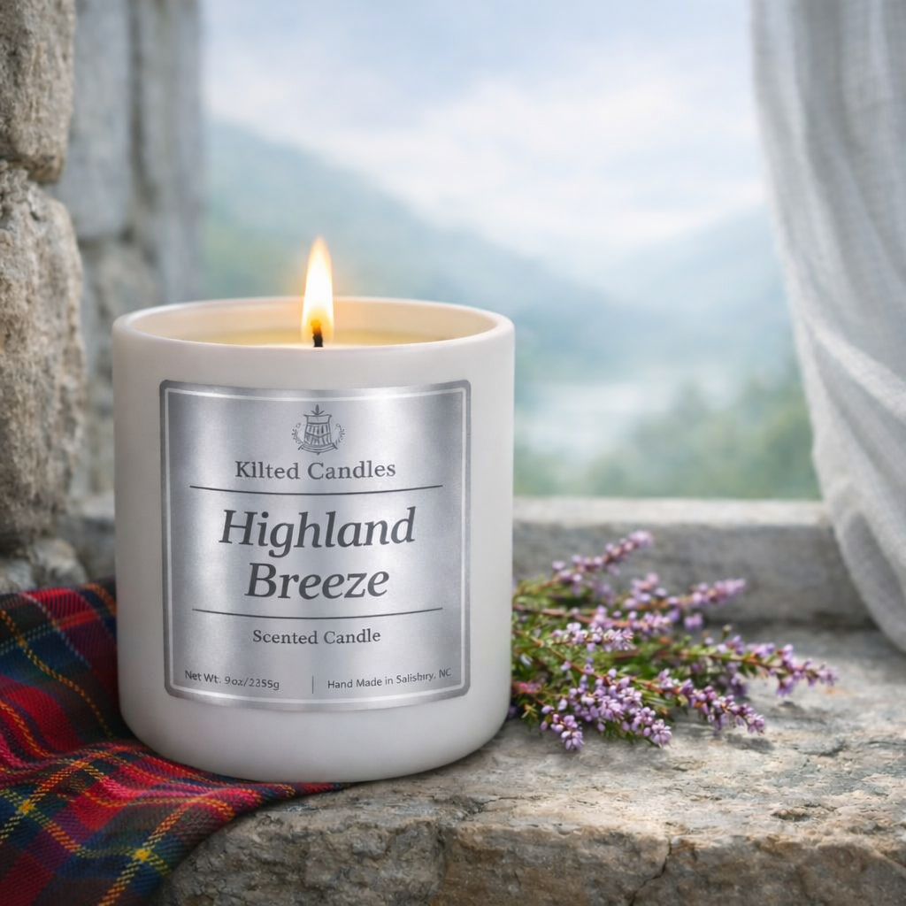 Highland Breeze Candle Closeup