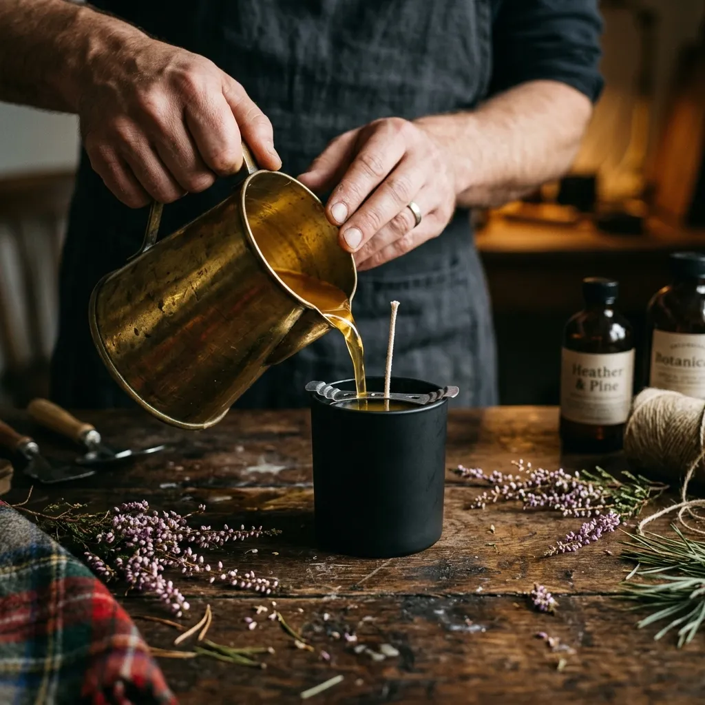 Artisan Hand-Pouring Process